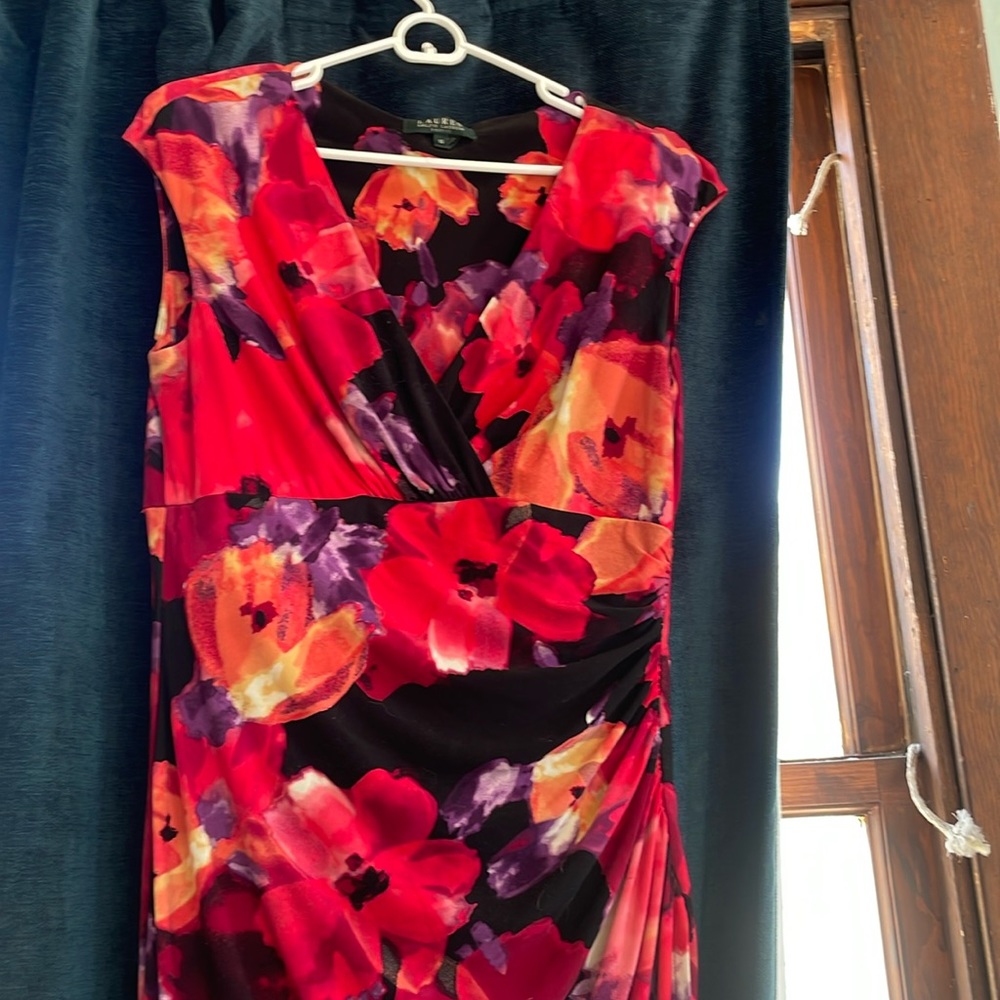 Ralph Lauren floral dress size 10